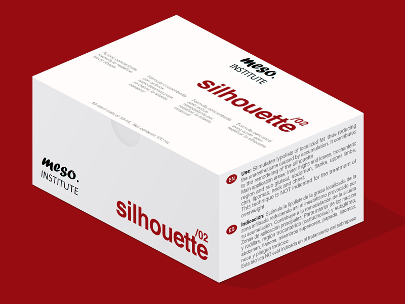 MESO.institute silhouette/02 – концентрированный липолитический препарат.